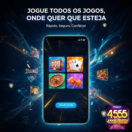 Ilustração de Explore o aplicativo cassino 4555 com total segurança