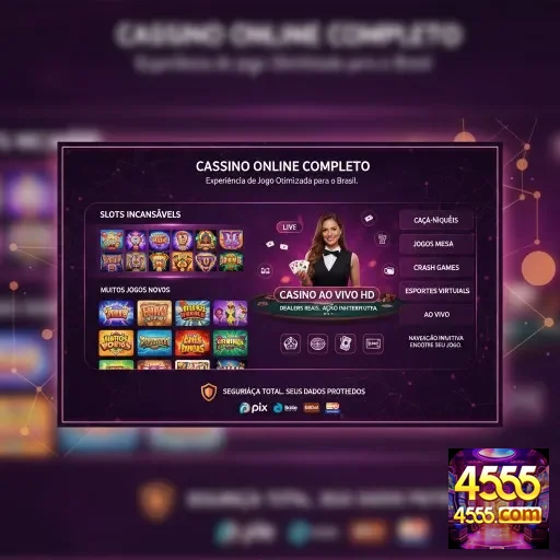 Ilustração de Acesse serviços VIP rápidos no 4555 e jogue com confiança