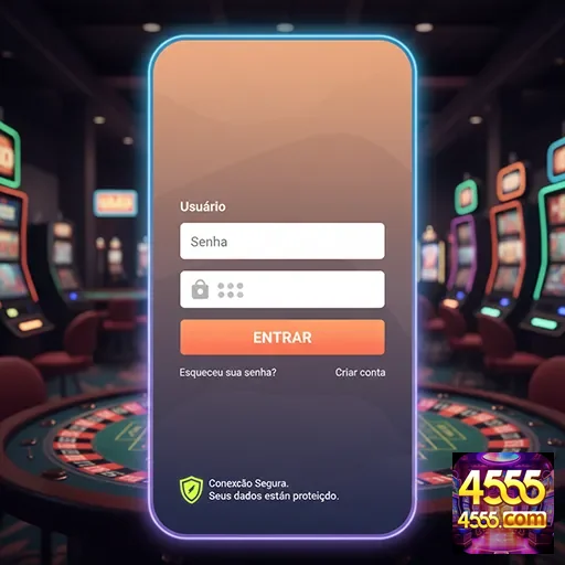 Ilustração de Explore os Slots e Serviços VIP no 4555