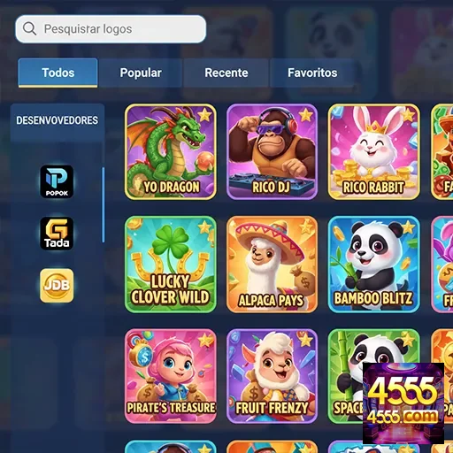 Ilustração de Explore os Jogos VIP na 4555 com Interface Rápida