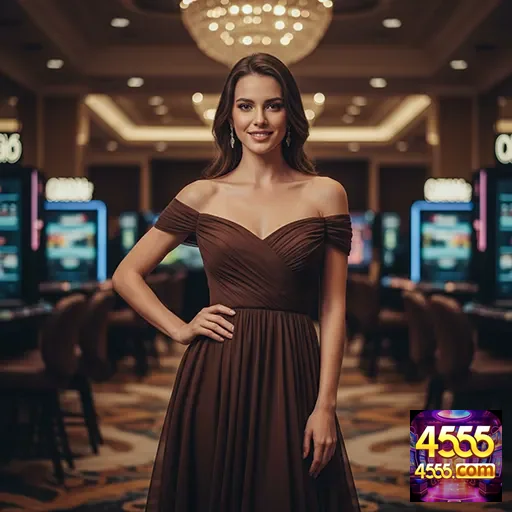 Ilustração de Diversão com Jogos de Slots